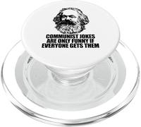 Les blagues communistes ne sont drôles Que si Tout Le Monde obtient Karl Marx Meme PopSockets PopGrip pour MagSafe