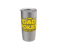 Les Blagues de Papa sont Fortes Gobelet isotherme en acier inoxydable double paroi