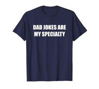 Les blagues de Papa sont ma spécialité T-Shirt, Homme, Bleu Marine, 6XL