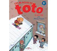 Les blagues de Toto - tome 09 Le sot à ski Le Sot à ski - Thierry Coppée - Delcourt - cartonné - Bande dessinée jeunesse