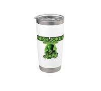 Les blagues irlandaises de la Saint-Patrick rendent la chance au quotidien Gobelet isotherme en acier inoxydable double paroi