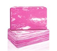 Les Blocs de Mousse Yoga Lot DE 22,9 x 15,2 x 7,6 cm, Haute densité d'exercice de Pilates Briques, Prise en Charge de Vos Exercices et s'ouvre à Votre Corps, Vous Offrir Une Stable Fond de Teint