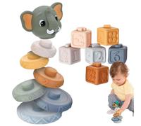 Les blocs d'empilement pour les, le jeu de blocs d'empilement d'équilibre | sensoriels en forme d'animal colorés | Jeu de conseil d'administration d'apprentissage éducatif, bâtiment multi-fonc
