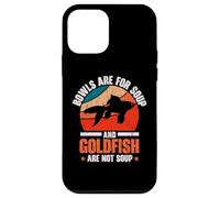 Les Bols sont pour la Soupe et Les Poissons Rouges ne sont Pas des aquariophiles Coque pour iPhone 12 Mini