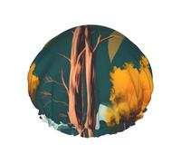 Les bonnets de douche Sunshine Trees des parcs nationaux avec une double couche de maintiennent bien vos cheveux, que ce soit pendant la douche ou le bain.