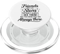 Les Bons Amis sont comme des Étoiles Amitié Amis Solidaires PopSockets PopGrip pour MagSafe