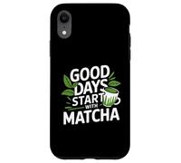 Les bons jours commencent avec le matcha Coque pour iPhone XR