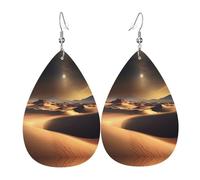 Les boucles d'oreilles en forme de goutte du désert du Sahara sont parfaites pour les fêtes de vacances ou les dîners de famille.