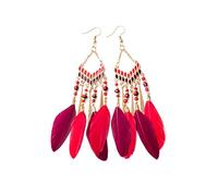 Les Boucles d'oreilles en Perles de Plumes de Bohême sont créatives et utiles Practical and Professional
