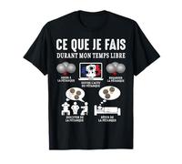 les boules Boccia Boule ce que je fais Pétanque boules Drôle T-Shirt