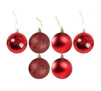 Les Boules de Noël Décoratives,Les Boules Incassables de Huit Centimètres en Lot,Décorations de Noël Résistantes aux Chocs | pour la Maison, Le Lieu de Travail, Ainsi Que Les soirées dansantes