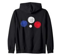 Les Boules Françaises Boccia Pétanque Boule pour Bouliste Sweat à Capuche