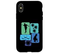Les Boules Pétanque bouliste Boulot Boule garçon Homme Retro Coque pour iPhone X/XS