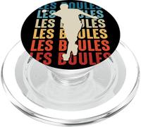 Les Boules Pétanque bouliste Boulot Boule garçon Homme Retro PopSockets PopGrip pour MagSafe