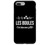 Les Boules Pétanque C'est dans Mon adn bouliste Boulot Drôle Coque pour iPhone 7 Plus/8 Plus