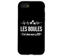 Les Boules Pétanque C'est dans Mon adn bouliste Boulot Drôle Coque pour iPhone SE (2020) / 7/8