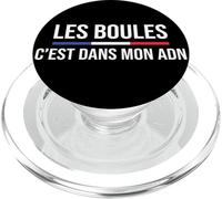 Les Boules Pétanque C'est dans Mon adn bouliste Boulot Drôle PopSockets PopGrip pour MagSafe