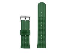 Les bracelets de rechange en caoutchouc de silicone sont compatibles avec les largeurs d'entrecorne de 20 mm et 22 mm des bracelets en caoutchouc résistants à la transpiration et à l'eau.(03 B Green S