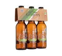 LES BRASSEURS SAVOYARDS-Pack bière blonde bio au génépi Brasseurs Savoyards - 3 x 33 cl