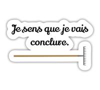 Les Bronzés Font Du Ski Jean Claude Dusse Je Vais Conclure Humour Autocollant Sticker