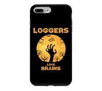 Les bûcherons adorent Les Cerveaux pour Halloween Coque pour iPhone 7 Plus/8 Plus