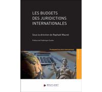 Les budgets des juridictions internationales - Raphaël Maurel - Bruylant - broché - Etude