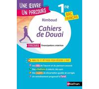 Analyse et étude de l'oeuvre - Cahiers de Douai de Rimbaud- Réussir son BAC Français 1re 2026 - Parcours associé Émancipations créatrices - Une oeuvre, un parcours