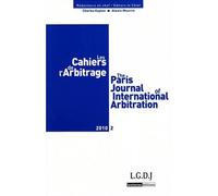 Les cahiers de l arbitrage n 2 - 2010 2-2010 - Collectif - Lgdj - broché - Etude