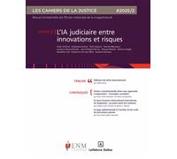 Les Cahiers de la justice 2/2025 - Collectif - Dalloz - broché - Revue