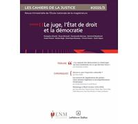 Les Cahiers de la justice 3/2025 - Justice et démocratie