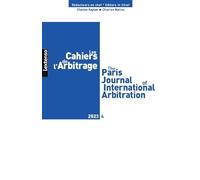 Les cahiers de l'arbitrage 4-2023