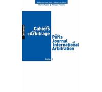 Les Cahiers De L'arbitrage N° 1/2016