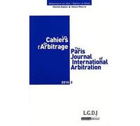 Les Cahiers De L'arbitrage N° 2/2010