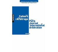 Les Cahiers De L'arbitrage N° 3/2018