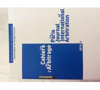 Les Cahiers De L'arbitrage N° 4/2016