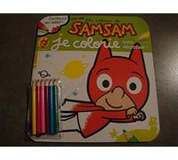 Les cahiers de "SAMSAM" + 6 crayons. Je colorie sans dépasser !! Hors-Série