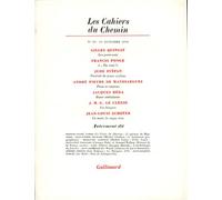 Les Cahiers du Chemin - Collectif - Gallimard - broché - Livre