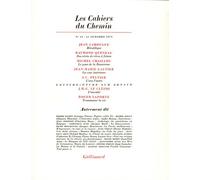 Collectif – Les Cahiers du chemin, n°19 – 15 octobre 1973 – Broché (Gallimard)