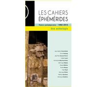 Les cahiers éphémérides Poésie contemporaine 1992-2015 - Hubert Lucot - Marie Delarbre Editions - broché - Poésie