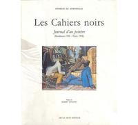 Les Cahiers noirs - Journal d'un peintre 1920-1958 - Georges De Sonneville - William Blake - Livre