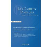 Les Cahiers Portalis n°12 L’intégrité scientifique des juristes - Julien Padovani - Presses Universitaires D'aix-Marseille - broché - Revue