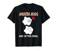 Les Câlins D'amibes sont Souvent Mortels Humour Bio T-Shirt