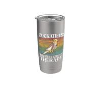 Les calopsittes sont le meilleur type de calopsitte thérapeutique Gobelet isotherme en acier inoxydable double paroi