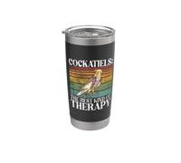Les calopsittes sont le meilleur type de calopsitte thérapeutique Gobelet isotherme en acier inoxydable double paroi