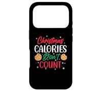 Les Calories de Noël ne comptent Pas - Cookies de Noël Amusants Coque pour iPhone 17 Pro