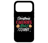 Les Calories de Noël ne comptent Pas - Cookies de Noël Amusants Coque pour iPhone 17 Pro Max