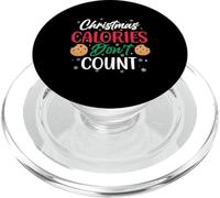 Les Calories de Noël ne comptent Pas - Cookies de Noël Amusants PopSockets PopGrip pour MagSafe