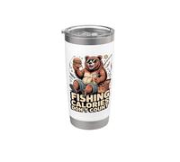 Les calories de pêche ne comptent pas sur Funny Bear Burger Gobelet isotherme en acier inoxydable double paroi