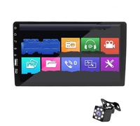 Les Caméras Recul Voiture Autoradio 9 Pouces 1 DIN MP5 Lecteur Multimédia Écran Tactile FM ISO Alimentation Entrée Auxiliaire Bluetooth USB Universel(Radio with Cam)
