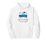 Les camions Silly Boys sont pour Filles Un mème de camionnette drôle Sweat à Capuche